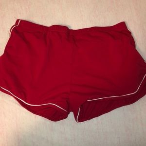 Red women’s shorts size L